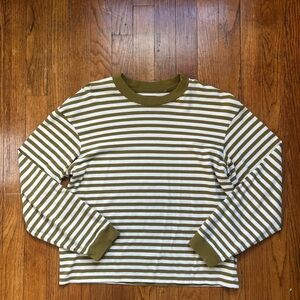 Women’s Striped Long Sleeve Madewell Shirt
